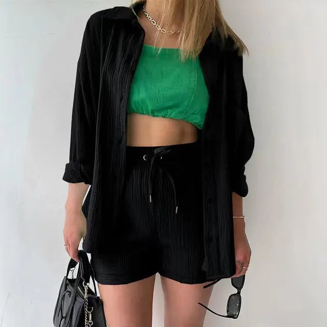Elegantes Sommer-Set für Freizeit, Urlaub und Spaziergänge