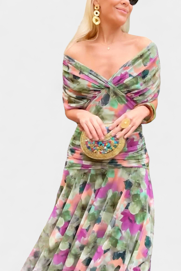 Blumen-Maxikleid für feminine Looks