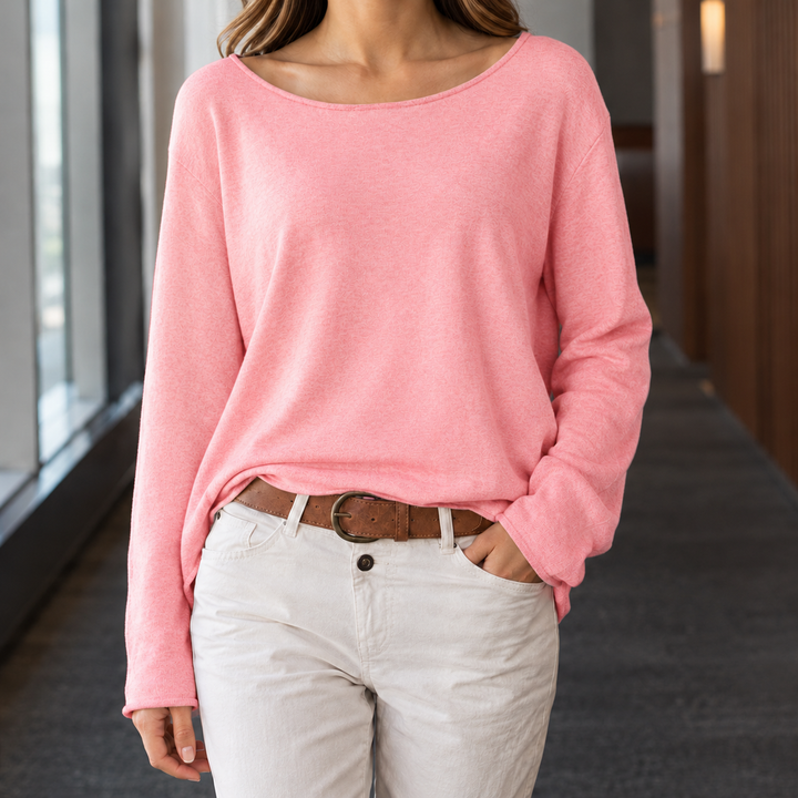 Women's Boat Neck Knit Shirt