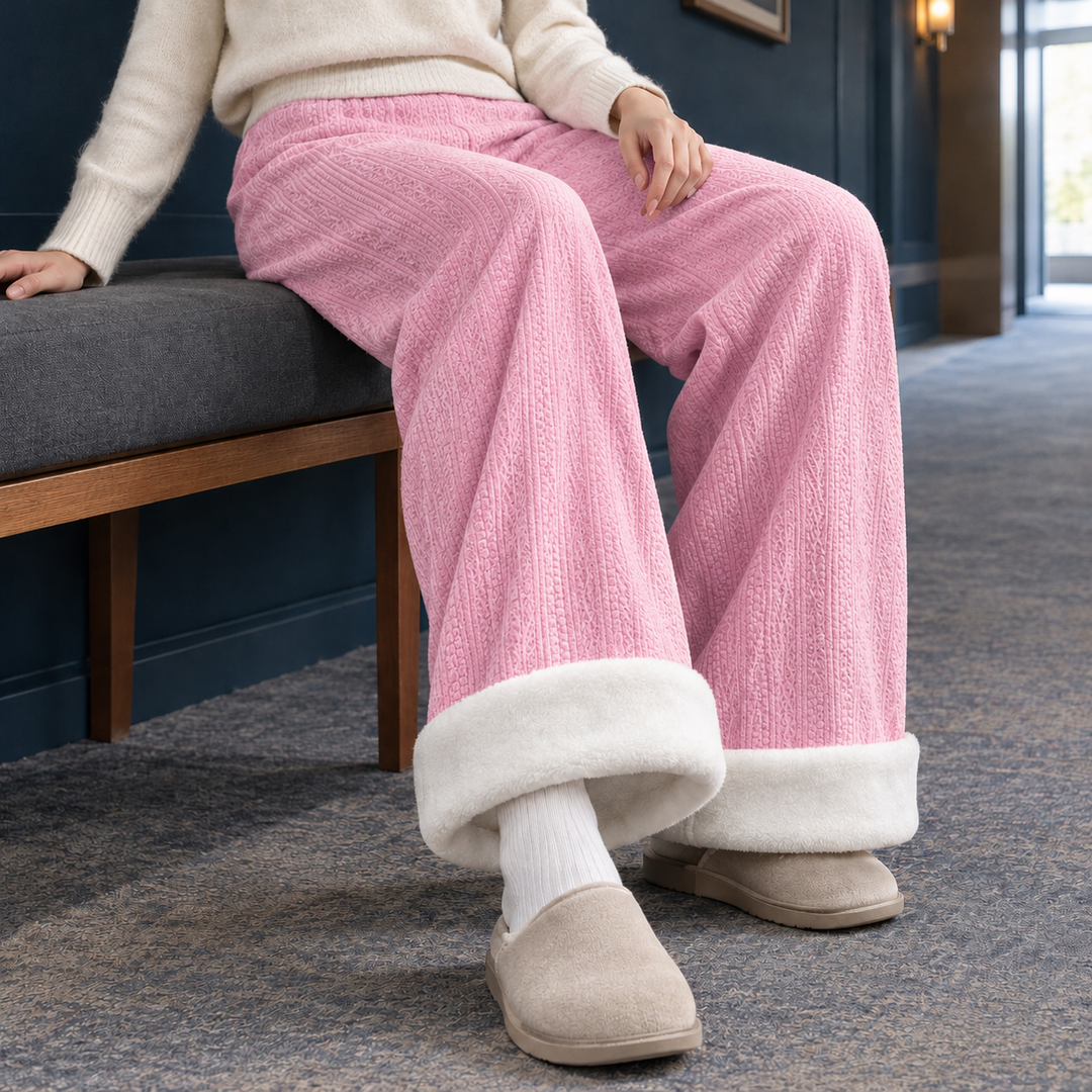 Damenhose mit weitem Bein als vielseitig kombinierbares Modeoutfit