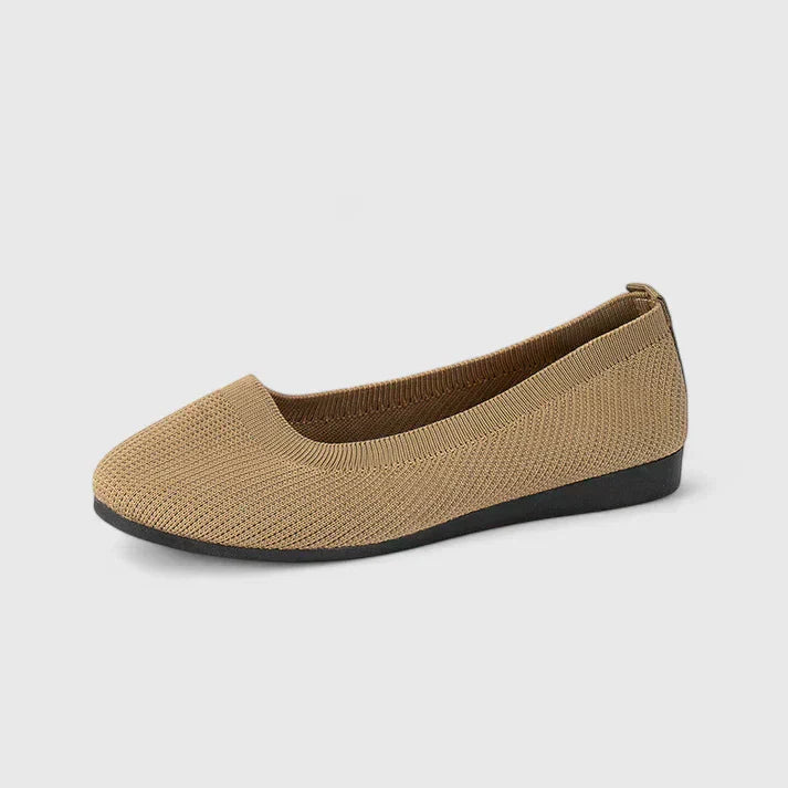 Damenloafer mit runder Spitze in Detailansicht