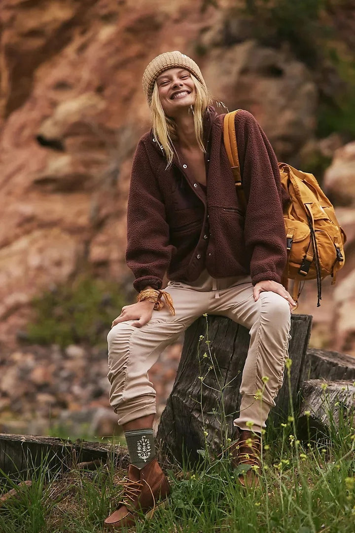 Milana® | Warme Fleecejacke mit Taschen