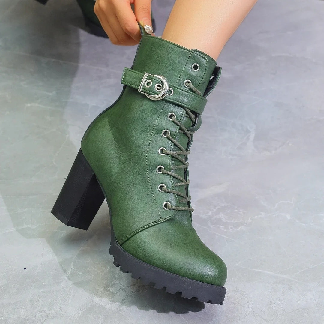 Zoe Marie® | Winterstiefel mit hohem Absatz