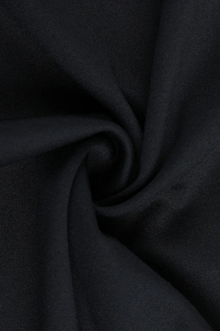 Detailansicht vom Damen Maxikleid mit Volants und V-Ausschnitt