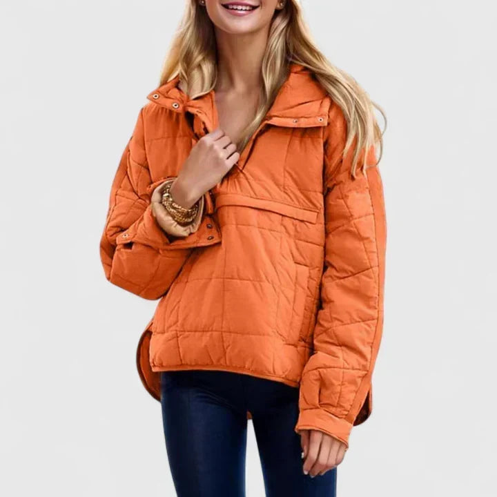 Damen Kapuzenmantel Eleganter Schnitt Für Die Kühle Jahreszeit