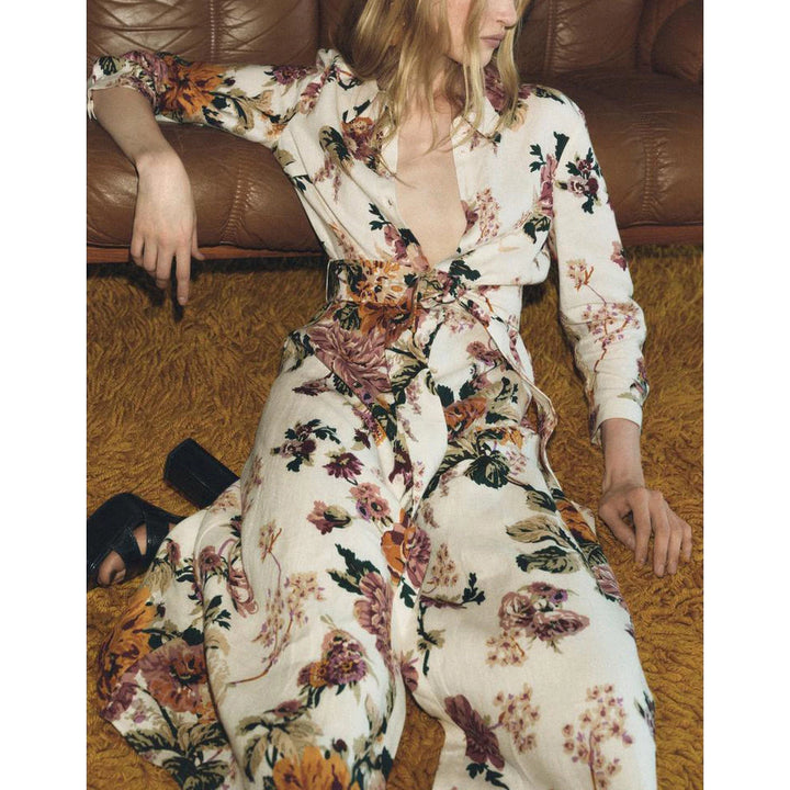 Vola® | Romantisches Maxikleid mit Blumenprint