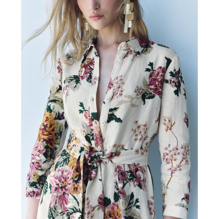 Vola® | Romantisches Maxikleid mit Blumenprint